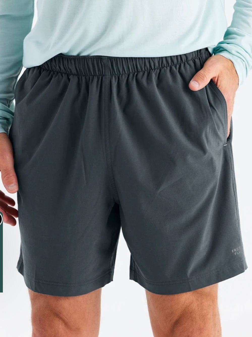 Free Fly Active Breeze Short Lined 7” Men’s Sz L